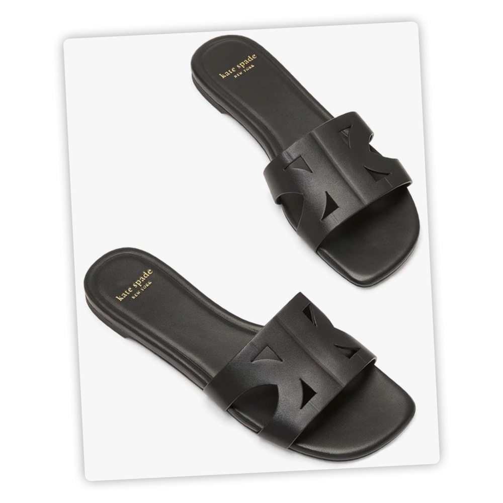 Kate‎ Spade Black Duo Sandals